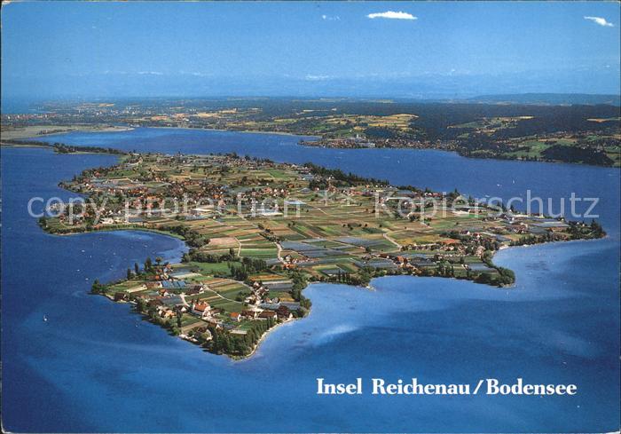 Insel Reichenau Fliegeraufnahme