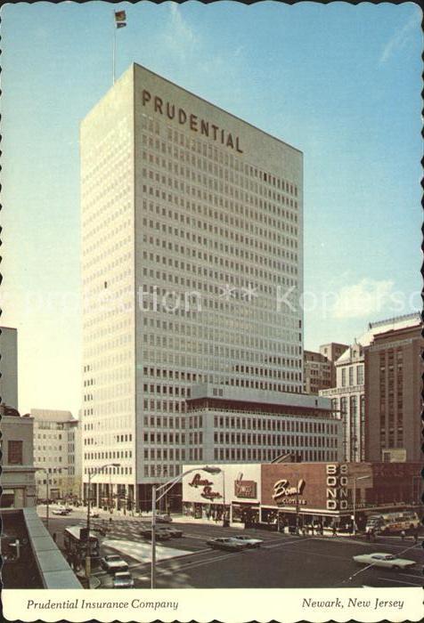 Newark New Jersey Prudential Insurance Company