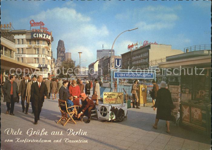 BERLIN  CITY Kurfuerstendamm Tauentzien