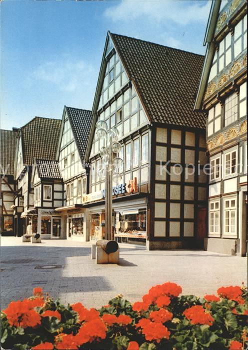 Bad Salzuflen Fussgaengerzone Langestrasse Ackerbuergerhaeuser