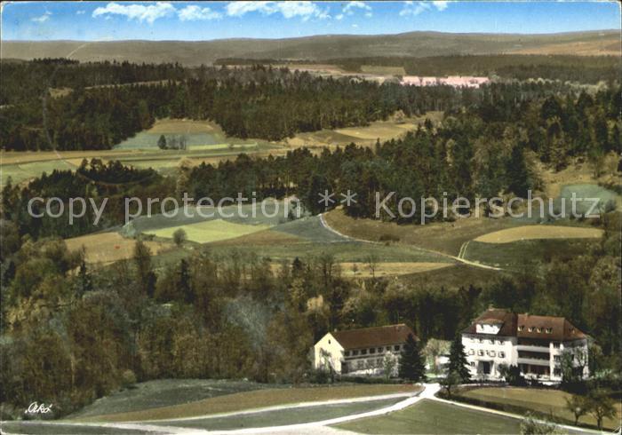 Goessweinstein Pension Stempferhof Fliegeraufnahme