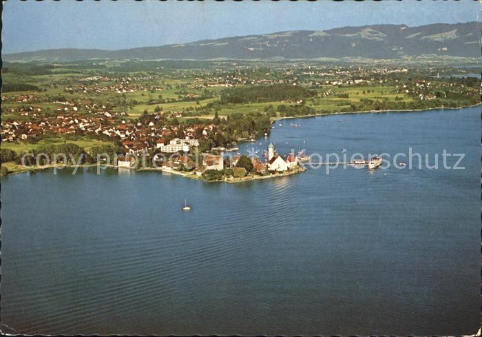 Wasserburg Bodensee Fliegeraufnahme