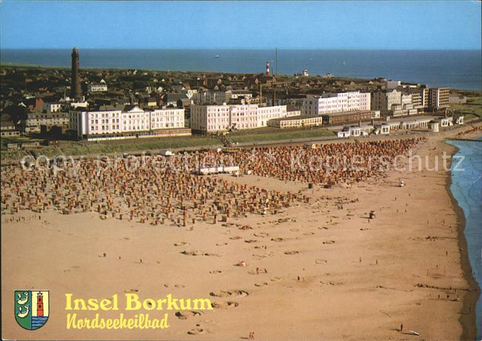 BORKUM Nordseebad Niedersachsen Strand