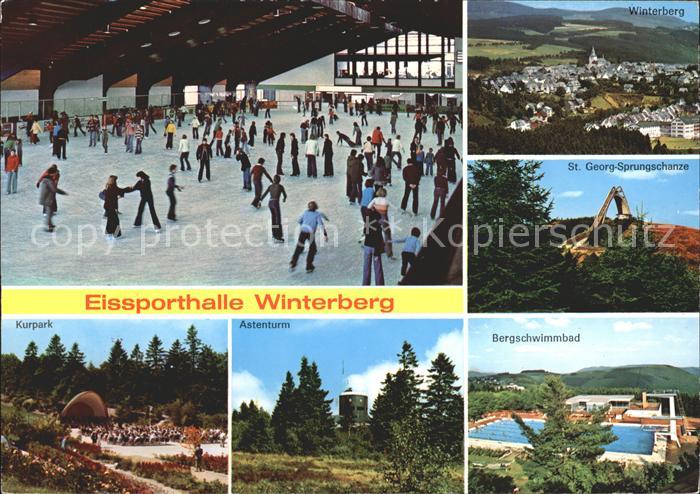 Winterberg Hochsauerland Eissporthalle St Georg Sprungschanze Bergschwimmbad Ast