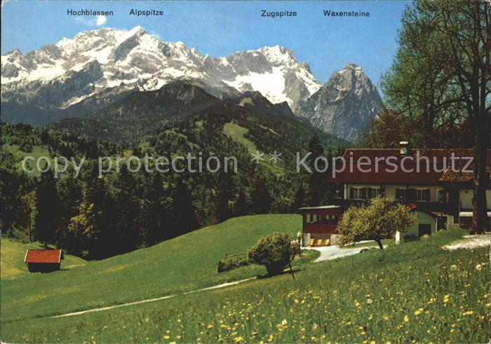 GARMISCH-PARTENKIRCHEN Bayern Berggasthof Gschwandtnerbauer Hochblassen Alpspitz
