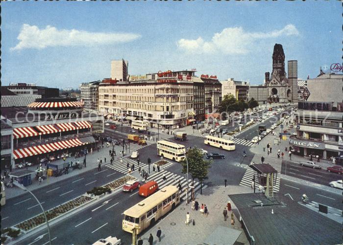 BERLIN CITY Kranzlerecke Kurfuerstendamm Ecke Joachimstraler Strasse