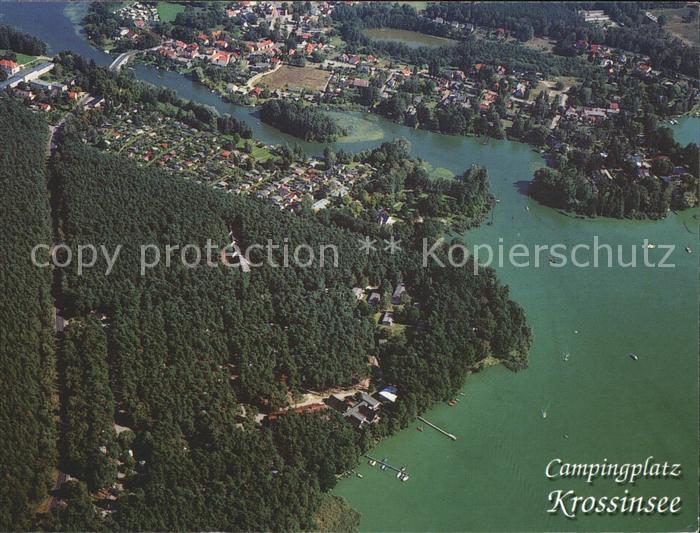 BERLIN CITY Campingplatz Krossinsee Fliegeraufnahme