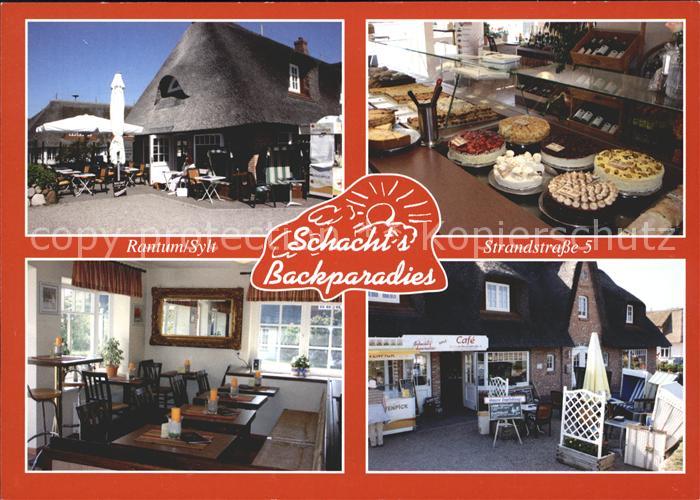 Rantum Sylt Schachts Backparadies Cafe