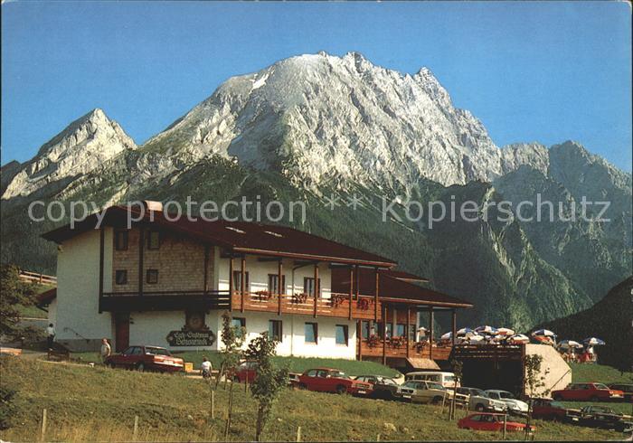 Ramsau Berchtesgaden Gasthof Cafe Schwarzeck Watzmann