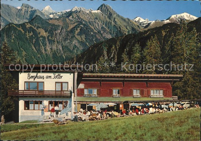 Oberstdorf Gaststaette Berghaus am Soeller