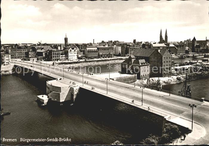 BREMEN CITY Buergermeister Smidt-Bruecke