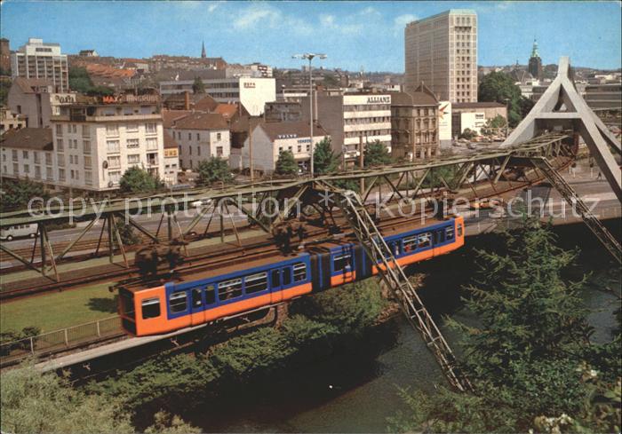 WUPPERTAL NRW Schwebebahn Stadtmitte