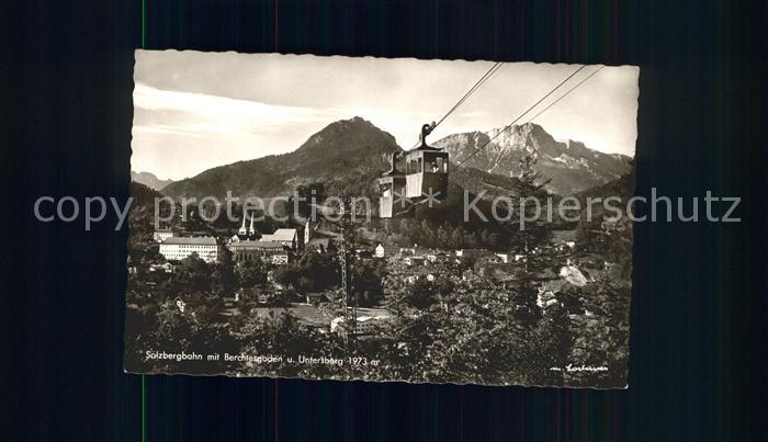 BERCHTESGADEN Bayern Seilbahn mit Unterberg