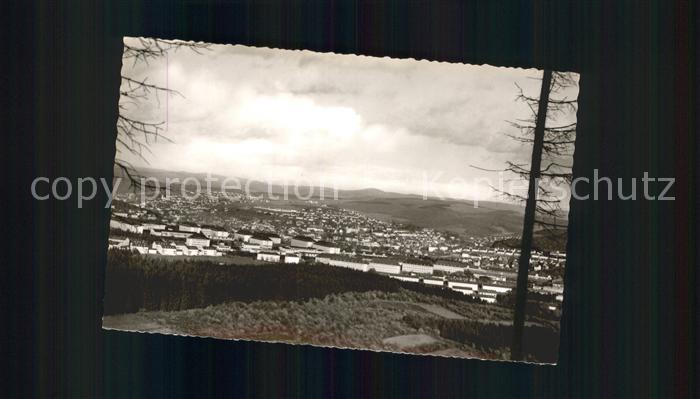 Siegen Westfalen Blick von Gosenbacher Hoehe
