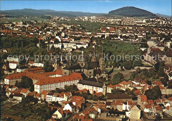 FULDA Hessen Fliegeraufnahme Barockstadt