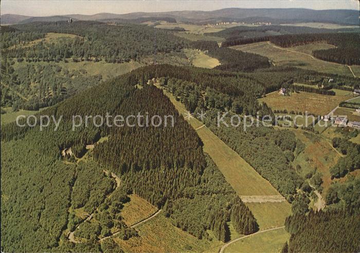 Winterberg Hochsauerland Fliegeraufnahme Bobbahn Slalomhang
