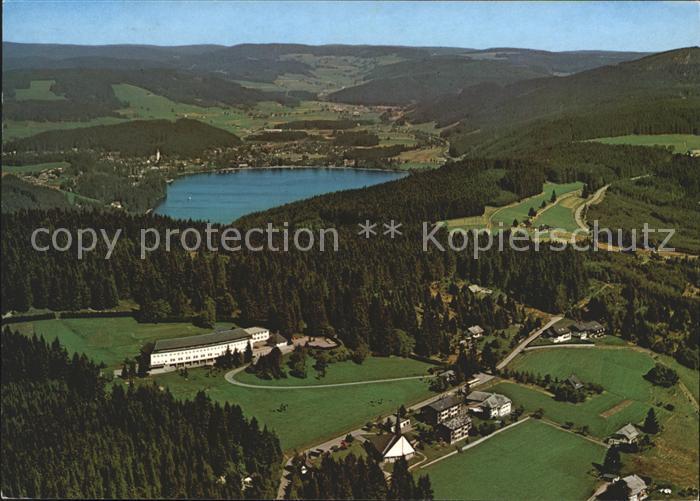 Feldberg Schwarzwald Fliegeraufnahme mit Titisee Kurheim Schuppenhoernle