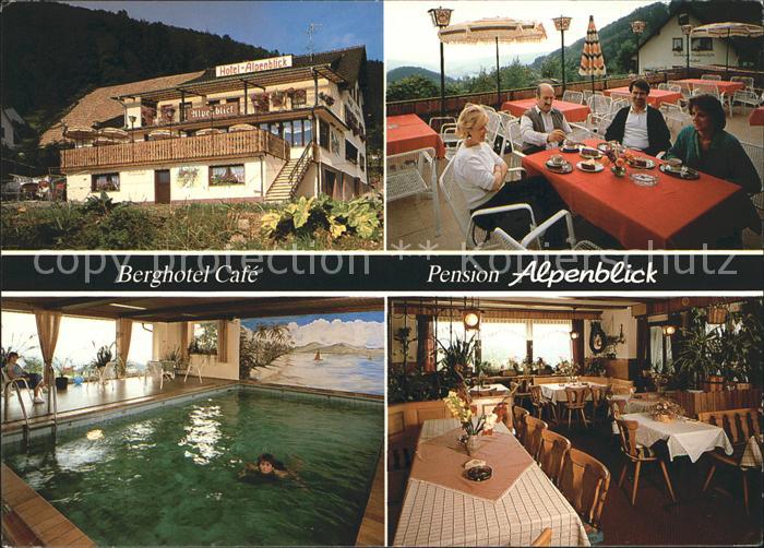 Steinen Wiesental Berghotel Pension Alpenblick