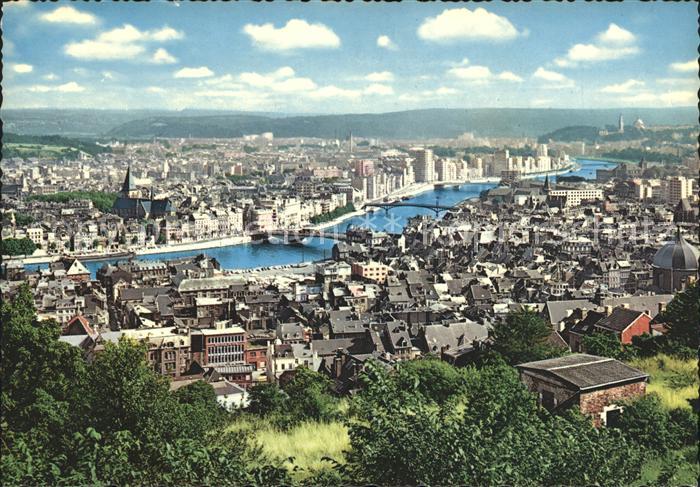 Liege Luettich mit Flusspartie