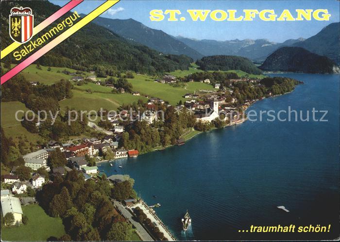 St Wolfgang Wolfgangsee Fliegeraufnahme
