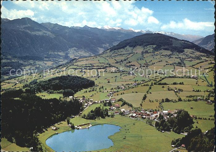 Goldegg Fliegeraufnahme mit See