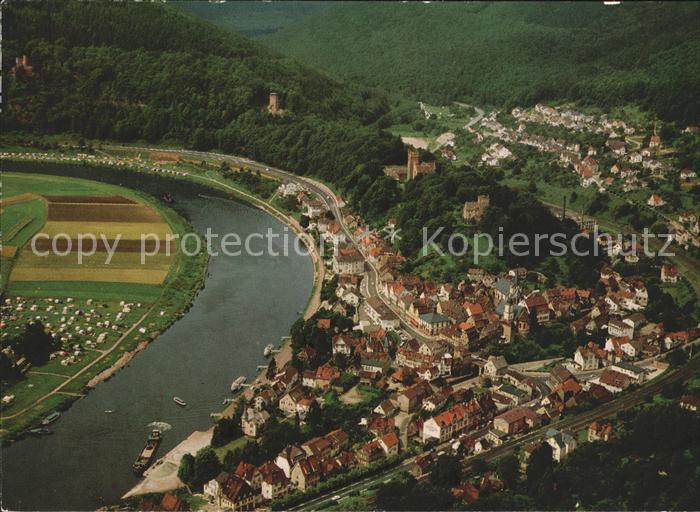 Neckarsteinach Fliegeraufnahme