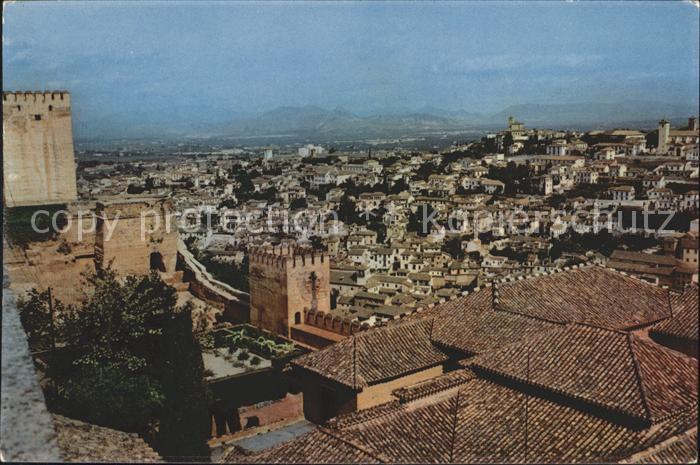 Granada Andalucia Blick von Alhambra