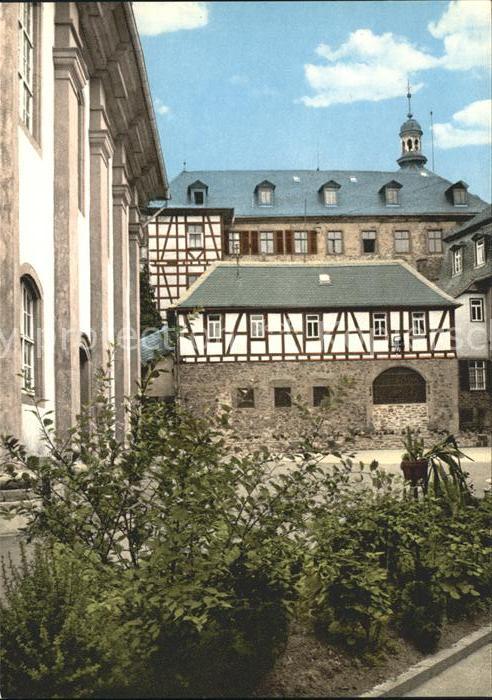 Laubach Hessen Stadtkirche und Schloss