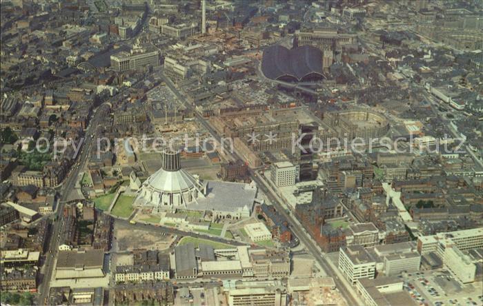 Liverpool Fliegeraufnahme Cathedrale