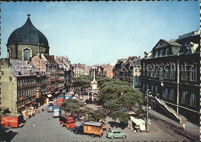 Liege Luettich Marktplatz