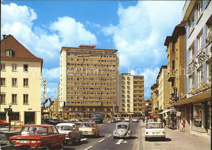 Giessen Lahn Zentrum mit Dach-Cafe