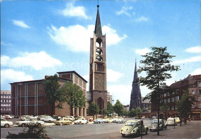 GELSENKIRCHEN NRW Altstadtkirche und Probsteikirche