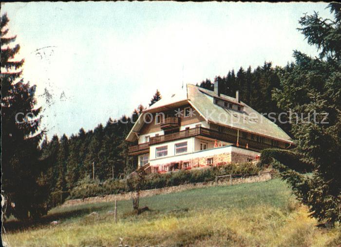 Saig Schwarzwald Gasthof Pension Haus Sonnhalde