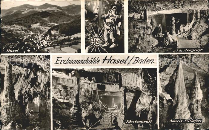 Hasel Baden Hasler Hoehle BW Erdmannshoehle Fuerstengruft Amerik Fuellofen