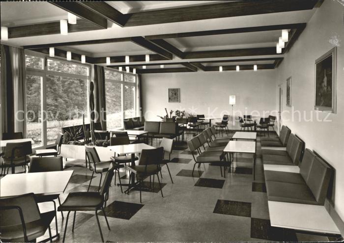 Schoemberg Schwarzwald Sanatorium Klinik Unterhaltungszimmer