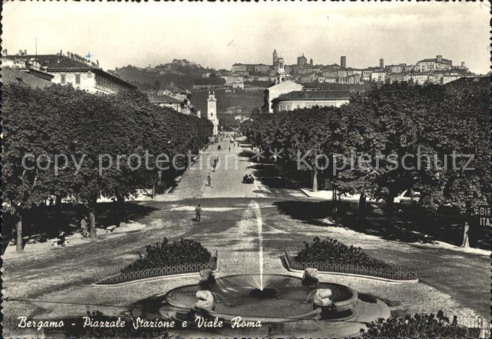 Bergamo Bahnhofesplanade Romallee