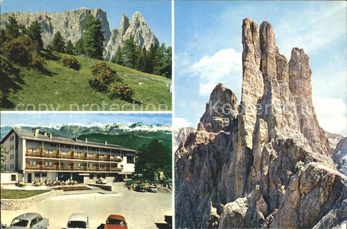 Trentino Dolomiten Torri del Vajolet Albergo Penegal
