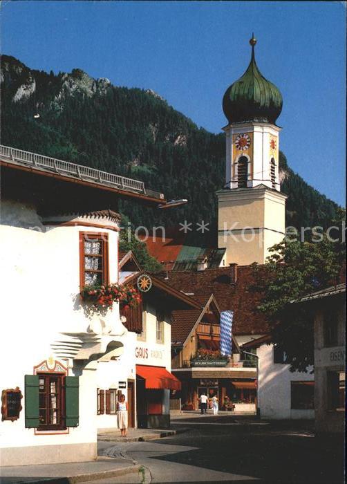 OBERAMMERGAU Bayern Pfarrkirche St Peter Paul