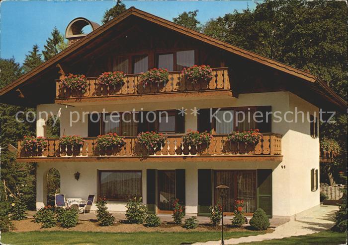 OBERAMMERGAU Bayern Gaestehaus Chrislt Rudhart