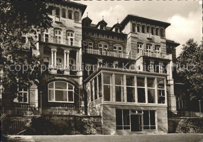 Wilhelmshoehe Kassel Kuranstalt Bundesbahn Betriebskrankenkasse