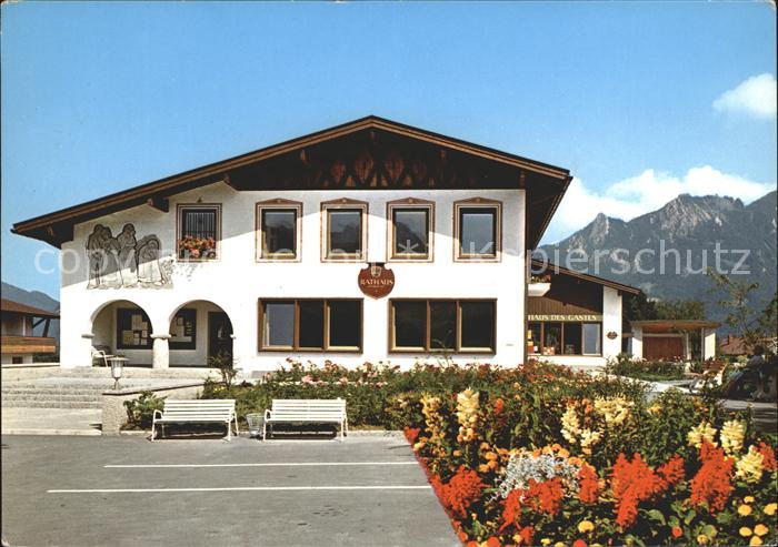 Flintsbach Inn Rathaus Haus Gastes Musikpavillon Kurzentrum Heuberg