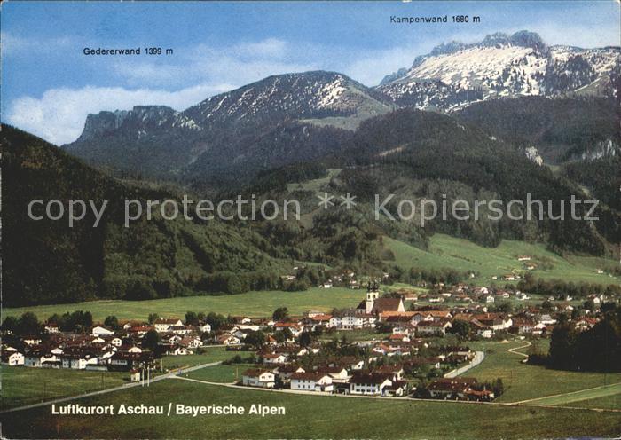 Aschau Chiemgau Gedererwand Kampenwand