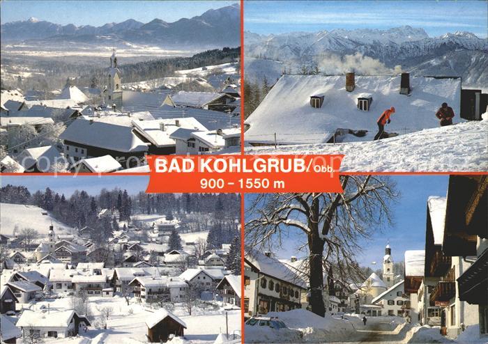Bad Kohlgrub Teilansichten Ski Kirche