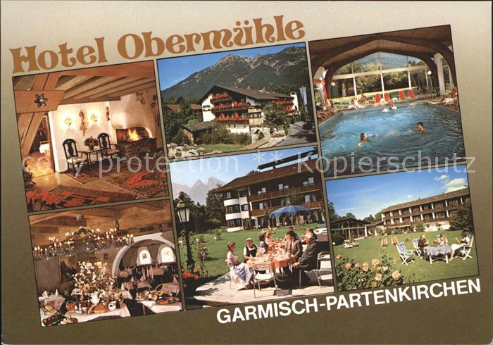 GARMISCH-PARTENKIRCHEN Bayern Hotel Obermuehle Hallenbad Cafe
