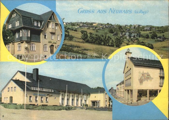 Neuhaus Rennweg HO Hotel Hirsch Kulturhaus uebersicht Kreisratsgebaeude