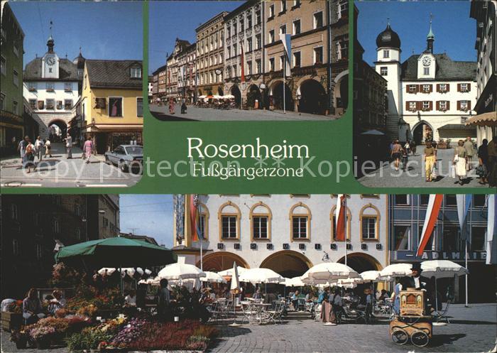 Rosenheim Bayern Fussgaengerzone