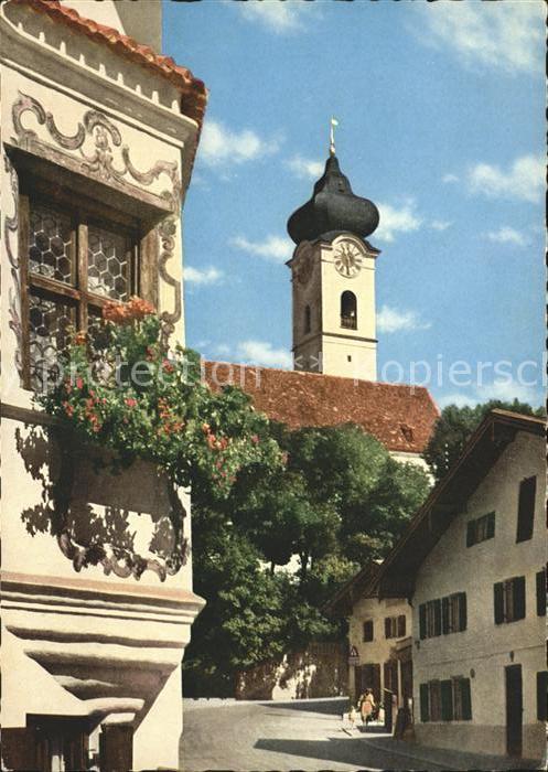 Bad Aibling Strassenansicht Kirche