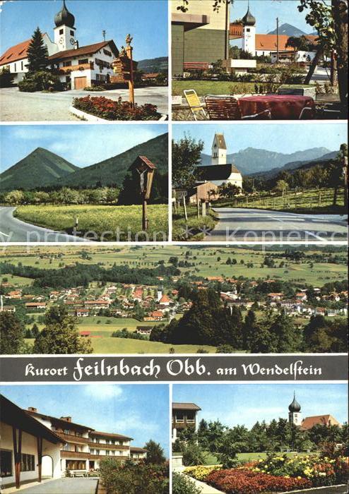 Feilnbach Bad Kirche Wegweiser Sonnenhof Kurpark Dorfkirche Lippertskirchen