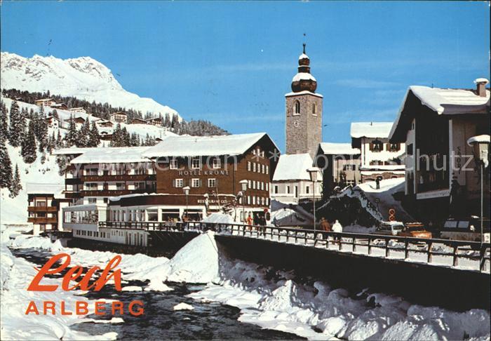 Lech Vorarlberg Karhorn Kirche Bruecke