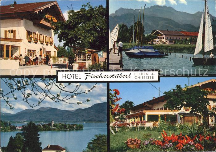 Felden Chiemsee Hotel Fischerstaeberl Segelboot